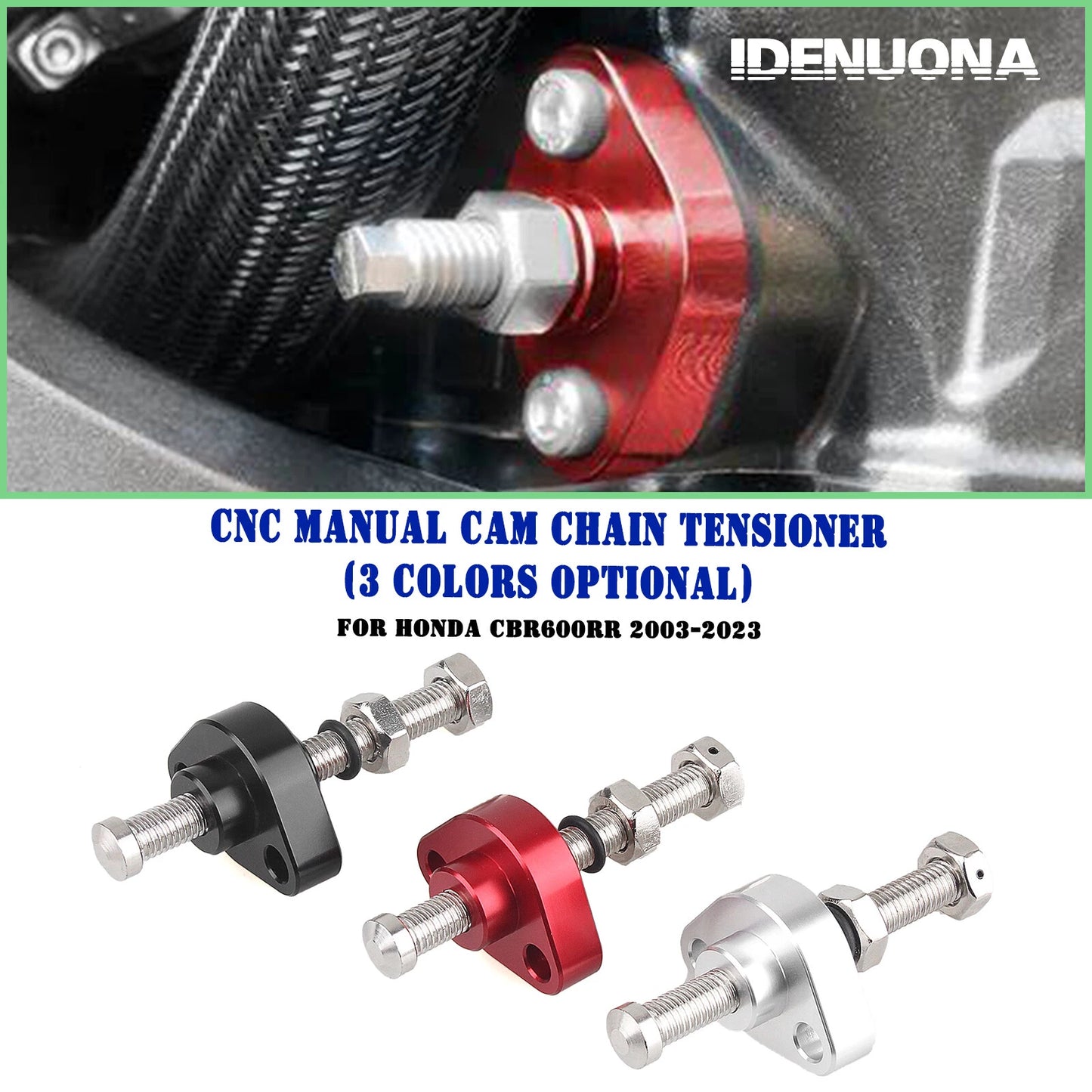Red Manual Cam Chain Tensioner for Honda VFR800 (2002-2008)