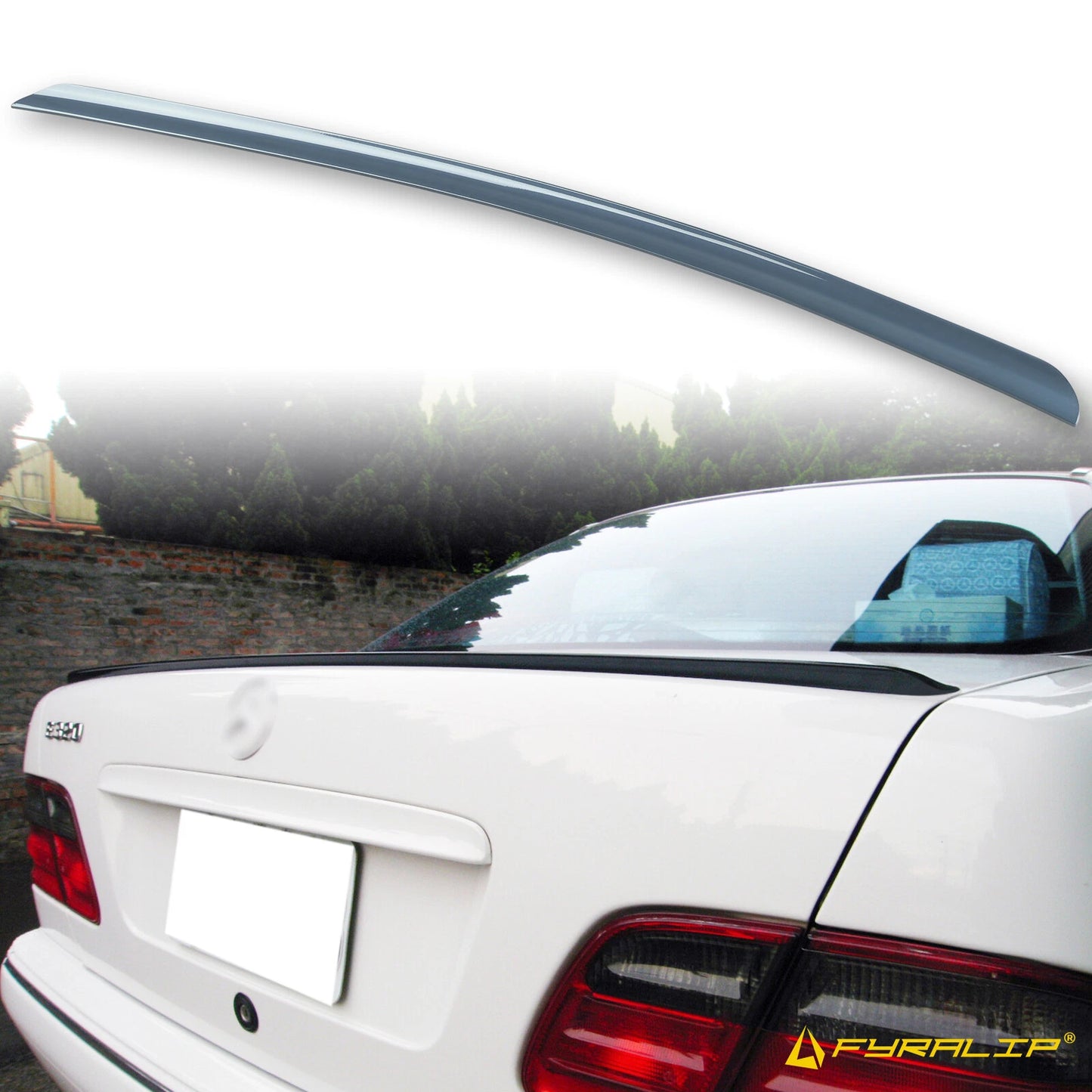 366 Blue Boot Lip Spoiler for Mercedes-Benz W210 (1996-2002)