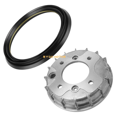 Front Brake Drum & Dust Seal Kit Honda Foreman 400 450 (2000–2014)