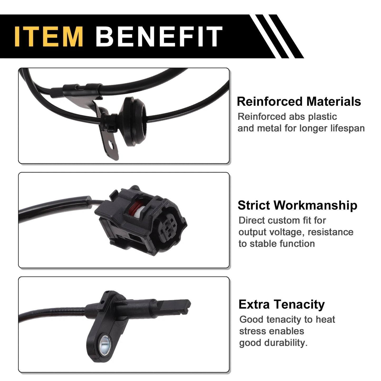 ABS Wheel Speed Sensor for Toyota Venza (2023) 1 x Left Front