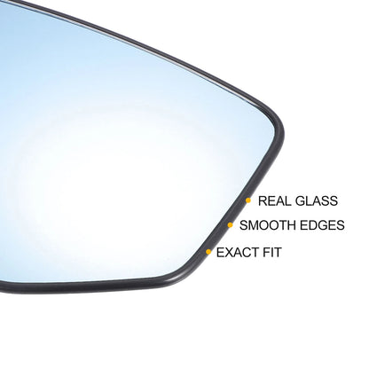 Left Side Blue Heated Mirror Glass for Honda Accord (2008-2010)