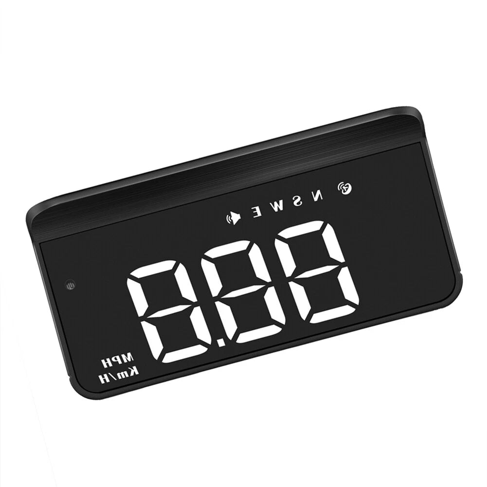 Digital GPS Speedometer Head Up Display for Car - Overspeed Alarm, Tired Warning