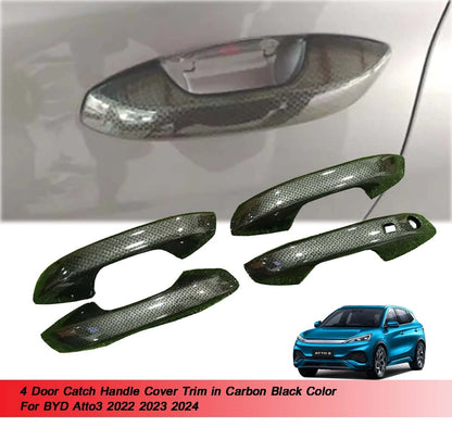 4 x Door Catch Handle Cover Trim for BYD Atto3 (2022-2024)