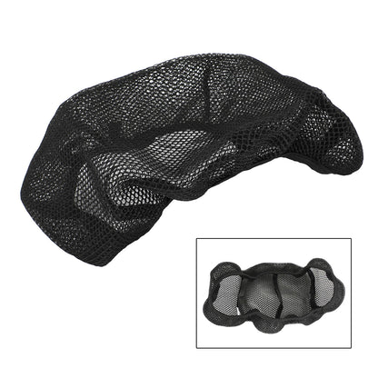 Heat Resistant Mesh Seat Cover Universal Black XXXL for Motorcycle Scooter