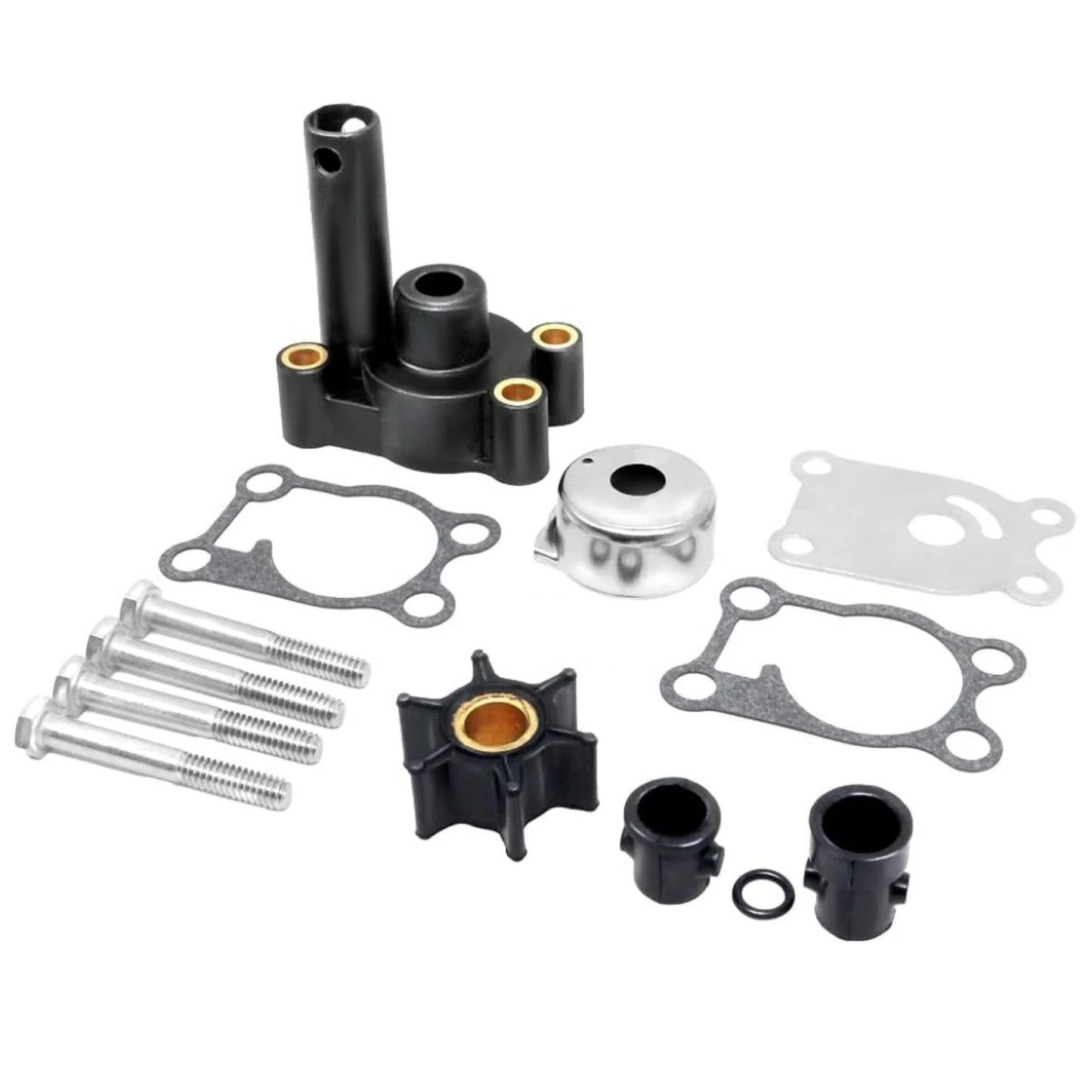 Water Pump Kit Impeller with Housing for Johnson Evinrude Outboard (HP)