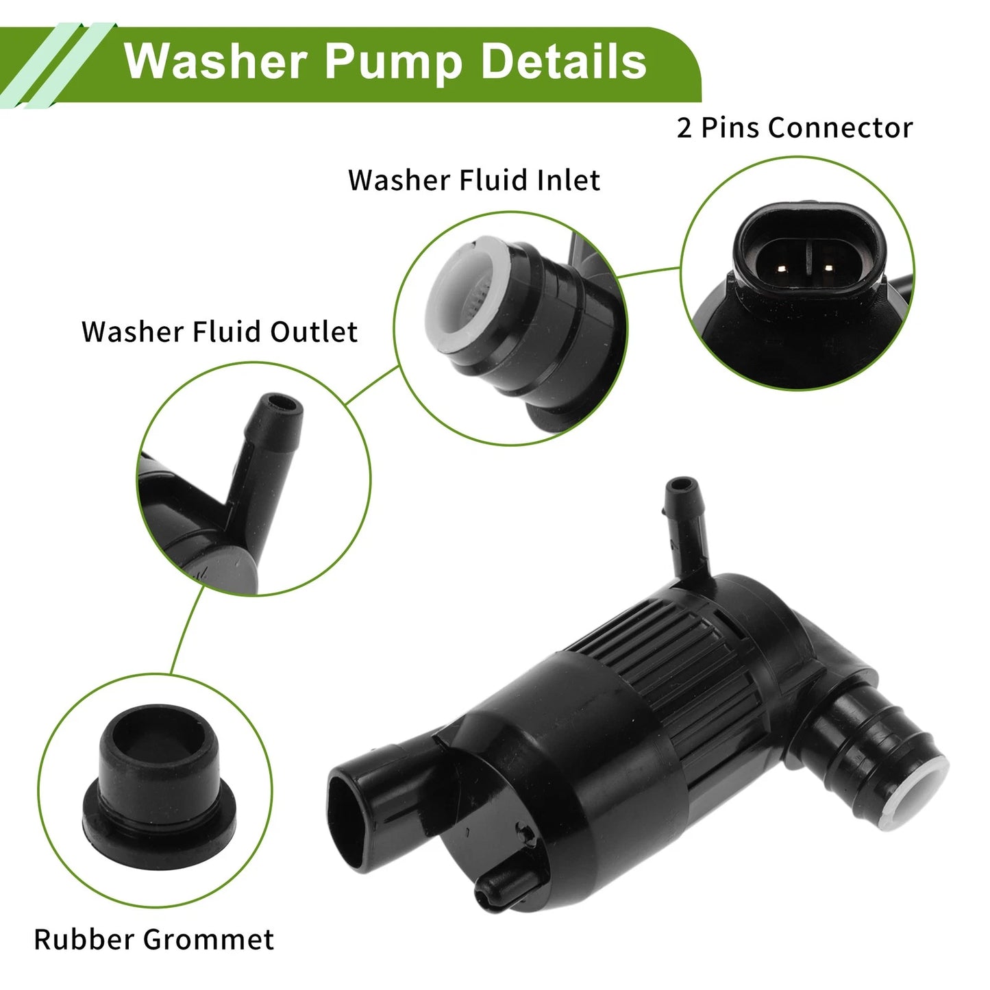 Windshield Washer Pump for Tesla Model S (2016-2021)