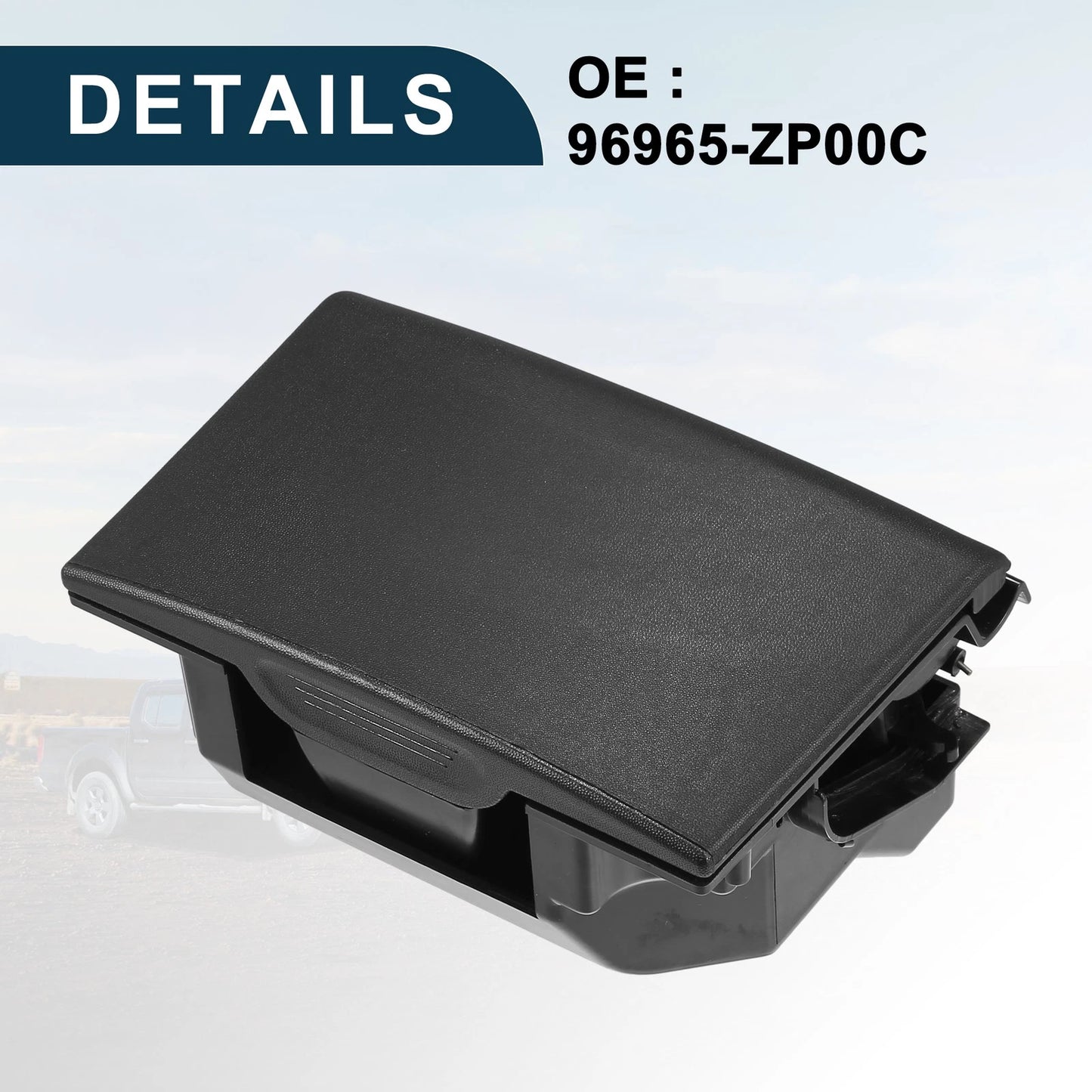 Cup Holder for Nissan Frontier (2005-2023) Black Drink Holder