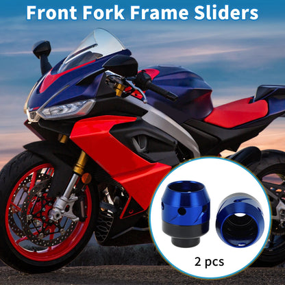 Motorcycle / 2 x Front Fork Frame Sliders / for Make Model
