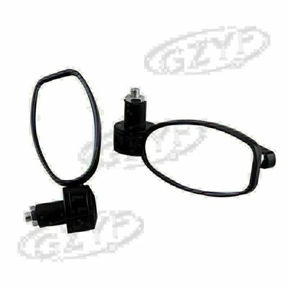 7/8" Folding Bar End Side Mirrors for Honda Suzuki Yamaha Motorcycles