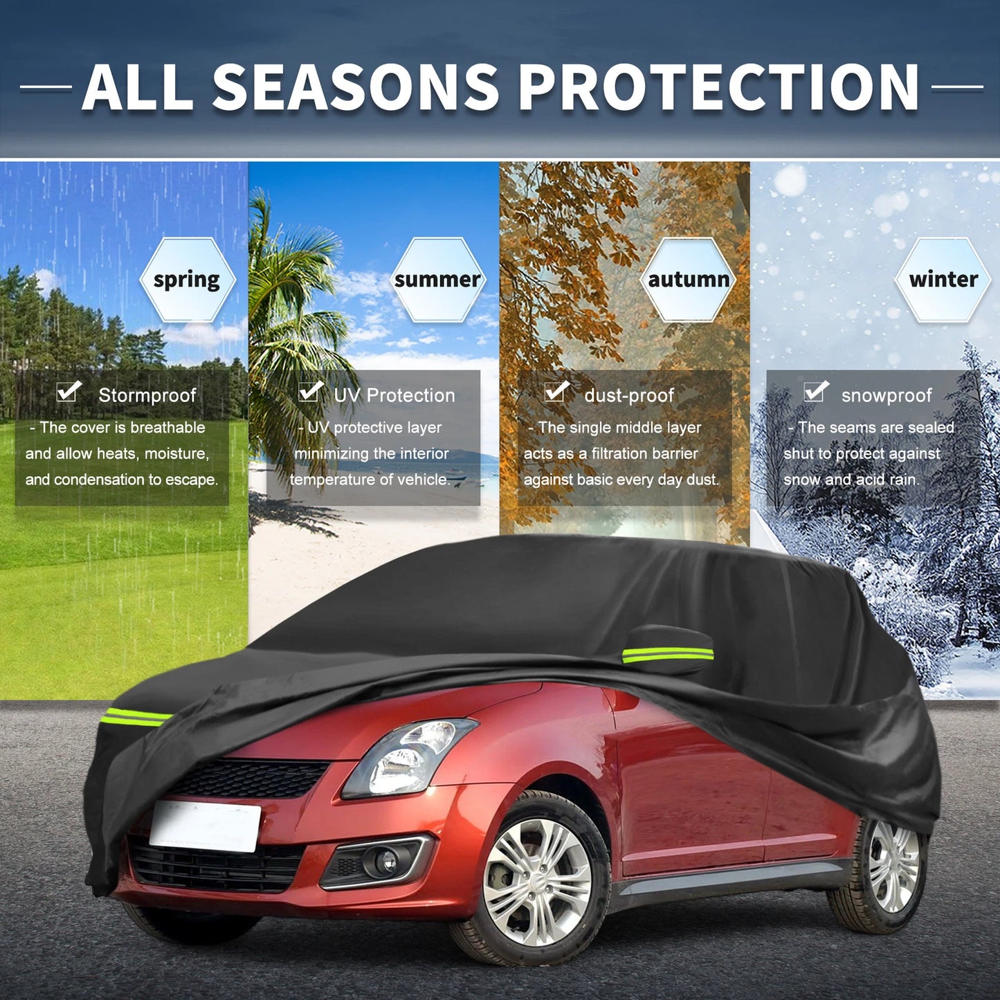 Waterproof Car Cover for Suzuki Swift IV/V 2011-2023