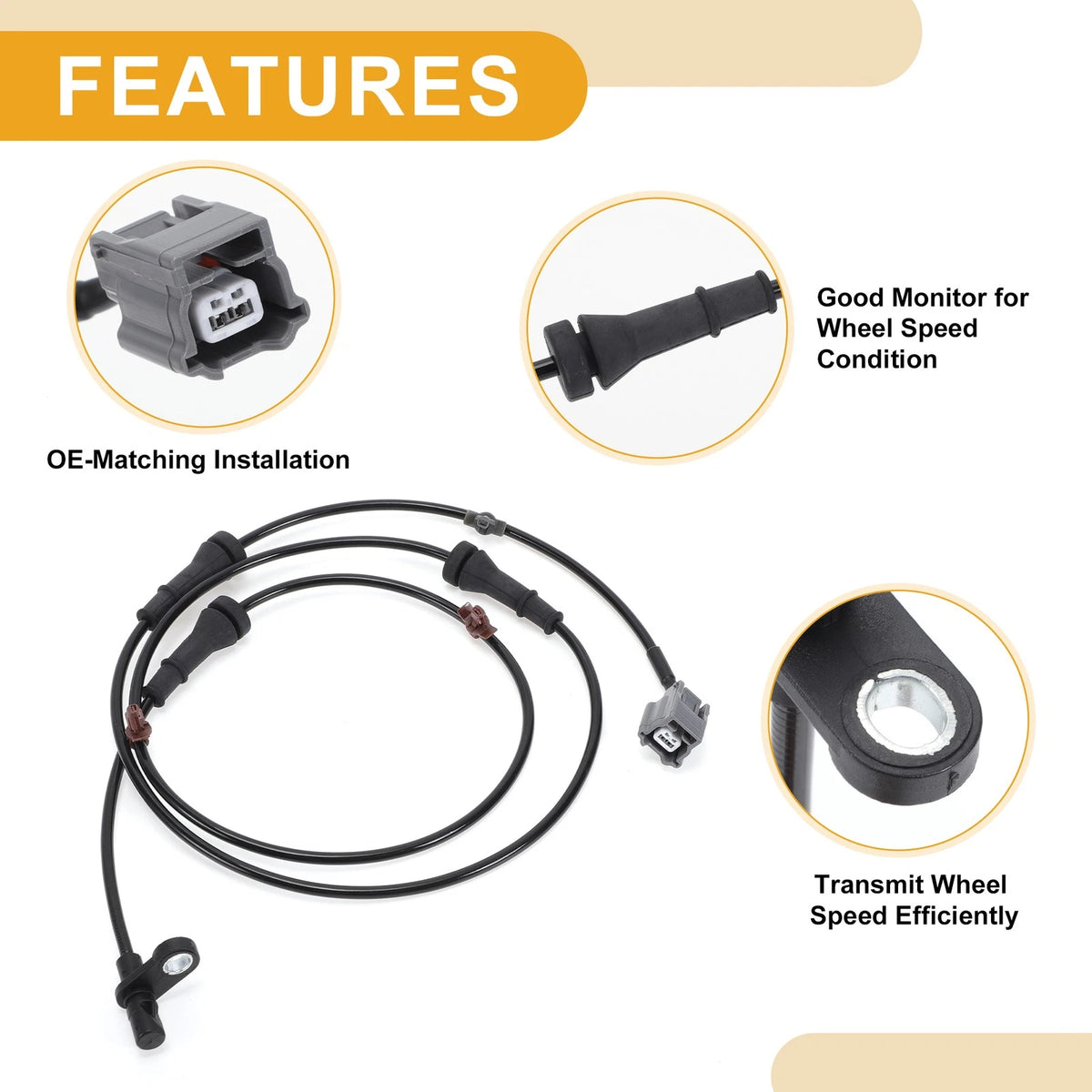 ABS Wheel Speed Sensor Set for Nissan NV200 (2013-2021)