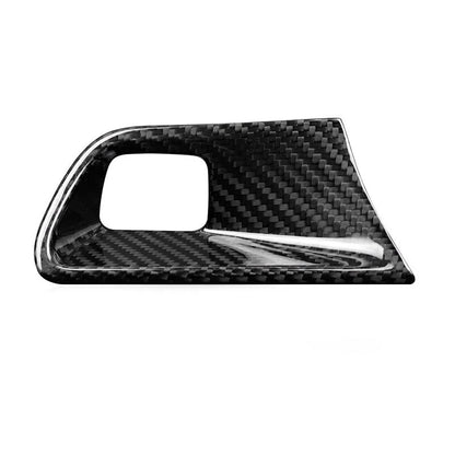 Carbon Fiber Start Stop Switch Button Frame Cover Trim for Camaro 2016-2023