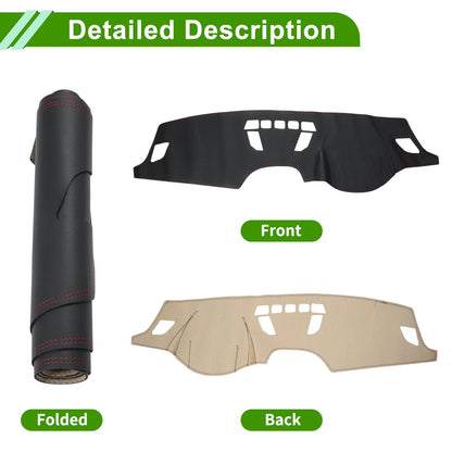 Dashboard Cover Mat for BMW X1 2016-2019 - Black Red Carpet