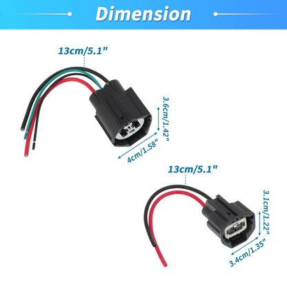HVAC Blower Motor Resistor Wire Harness for Ford