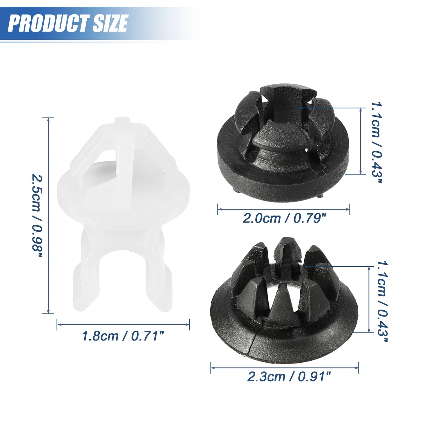 Set Hood Prop Rod Holder for Honda Odyssey (1995-2004)