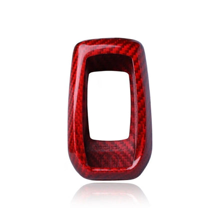 Red Carbon Fiber Key Case Cover for TOYOTA ALPHARD RAV4 HILUX (2015-2023)