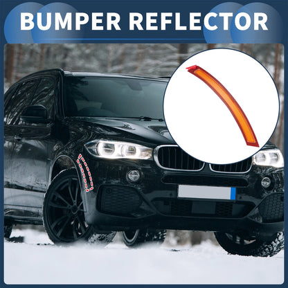 Bumper Reflector for BMW X5 2014-2018 1 x Red Yellow Front Right