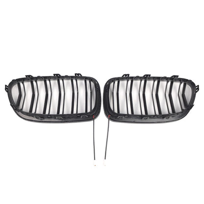 Front Kidney Grille with Light Strip for BMW 5 Series F10 F11 (2010-2016)