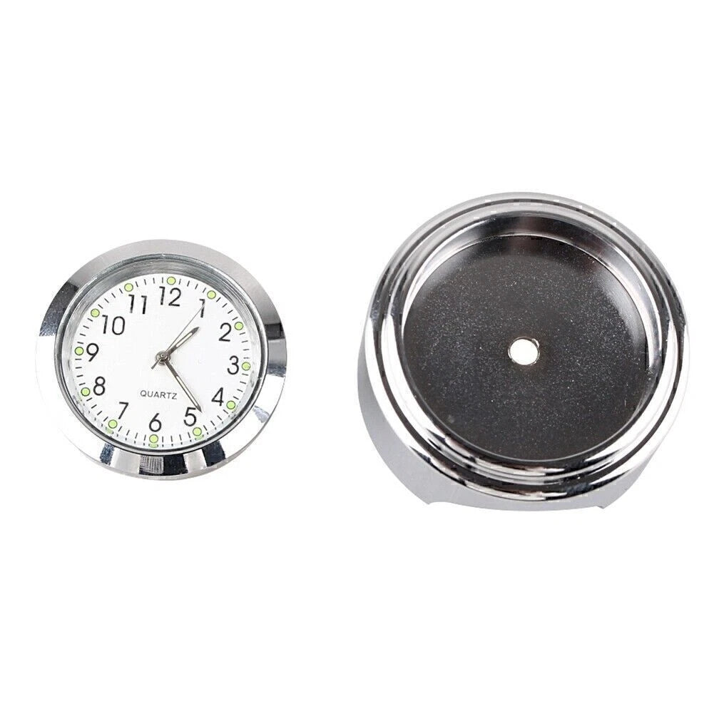 Digital Clock Time Gauge for Mini Motorcycle 7/8" Handlebar Mount (N/A)