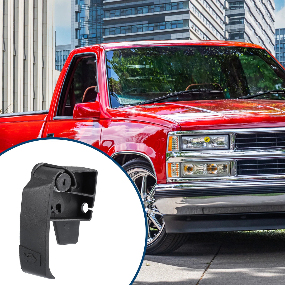 Inner Car Hood Release Handle for Chevrolet, GMC, Cadillac C3500 C1500