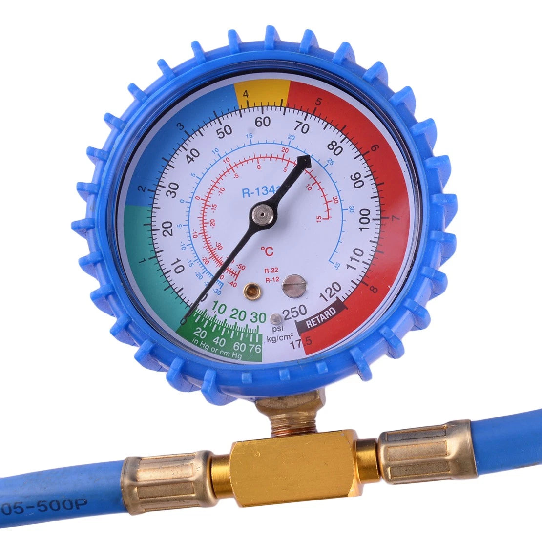 A/C Can Tap Gauge Recharge Hose for R134a Refrigerant