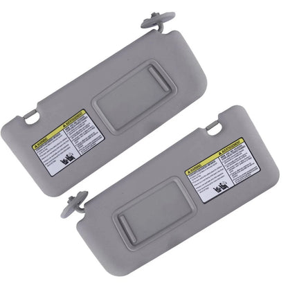 Grey Left & Right Side Sun Visor Sunshade for Toyota RAV4 (2004-2005)
