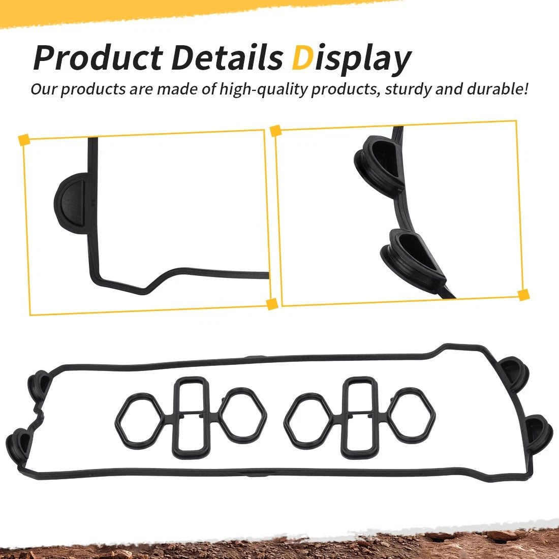 Cylinder Head Valve Cover Gasket for Suzuki GSX-R GSXR600 GSXR750 (2006–2024)