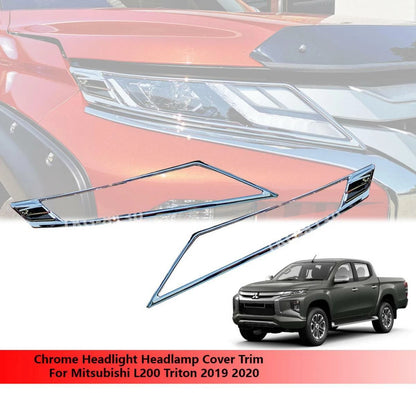 Head Light Trims for Mitsubishi L200 Triton (2019-2020)