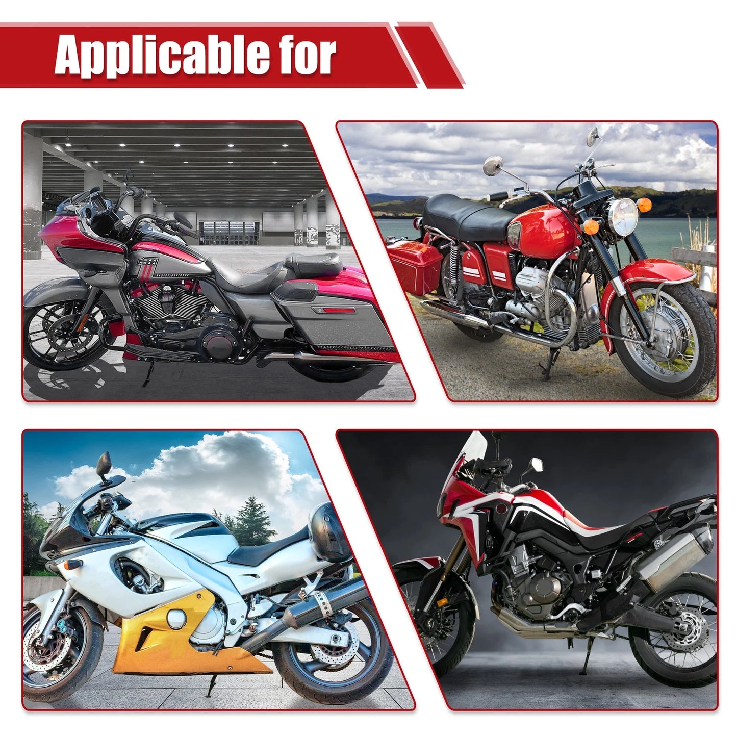 6 Pin to OBDII Cable Adapter for Yamaha & Harley Davidson Motorcycles