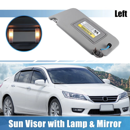 Left Driver Side Sun Visor with Light Mirror for Honda Accord (2003-2007)
