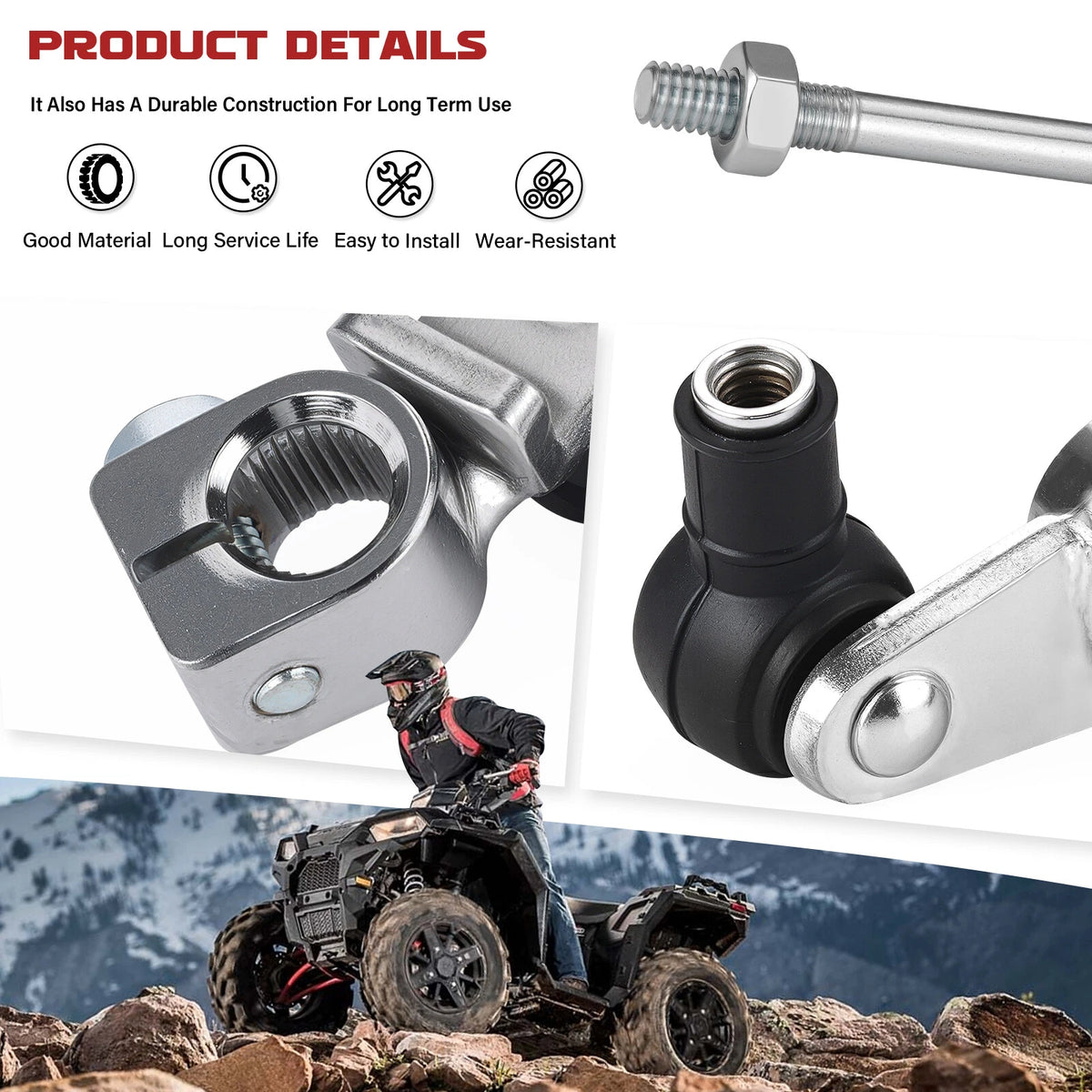 Shift Arm Linkage Cam & Rod for Yamaha Big Bear Wolverine Kodiak (1993–2010)