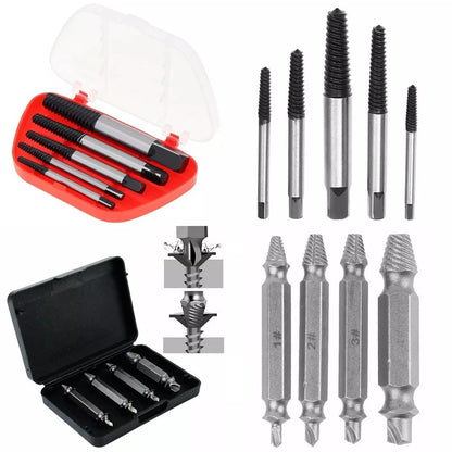 9PCS Left Handed Screw Extraction Tool Set for Efficient Repair Solutions