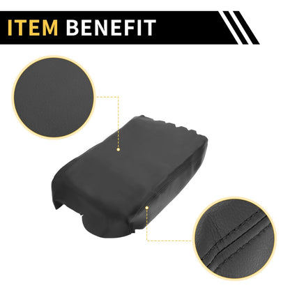 Console Lid Armrest Cover for Toyota Tundra (2014-2021) - Microfiber Leather