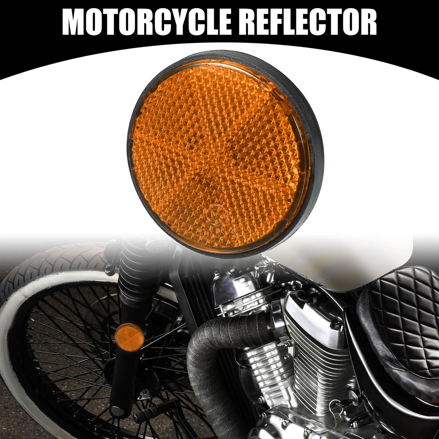 6pcs 2.20x0.31 Universal Reflector Round for Motorcycle