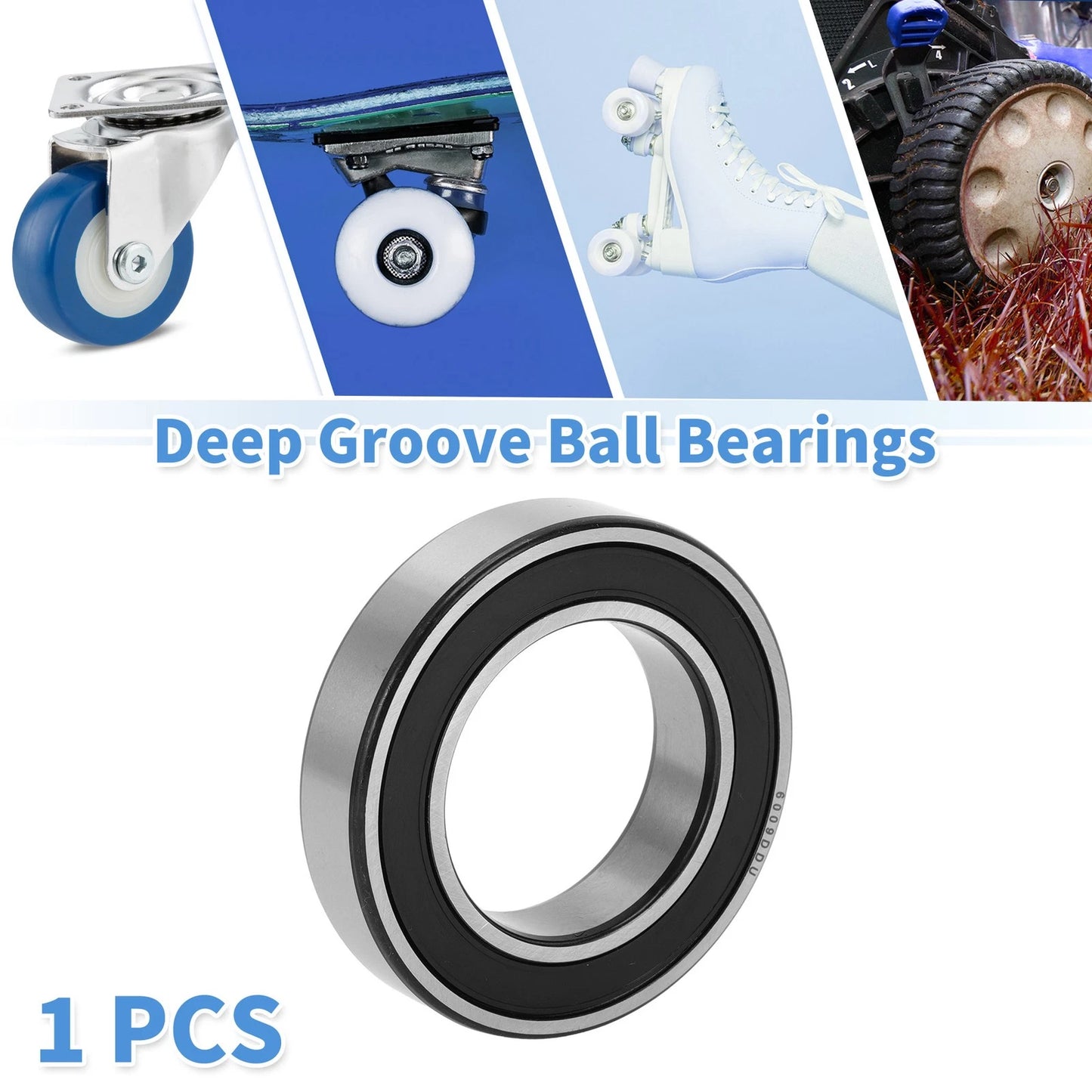 45x75x16mm Deep Groove Ball Bearings 1 Pc for Scooter Skateboard