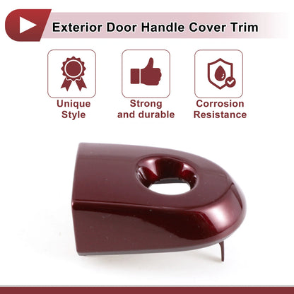 Red Exterior Door Handle Cover Trim for Nissan Versa (2007-2012)