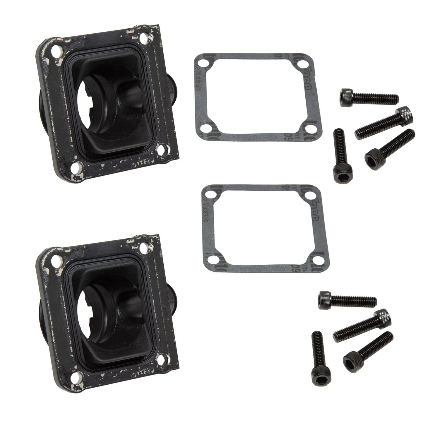 2 x Carb Flanges, Gaskets & Bolts for Yamaha Banshee 350 (1987–2006)