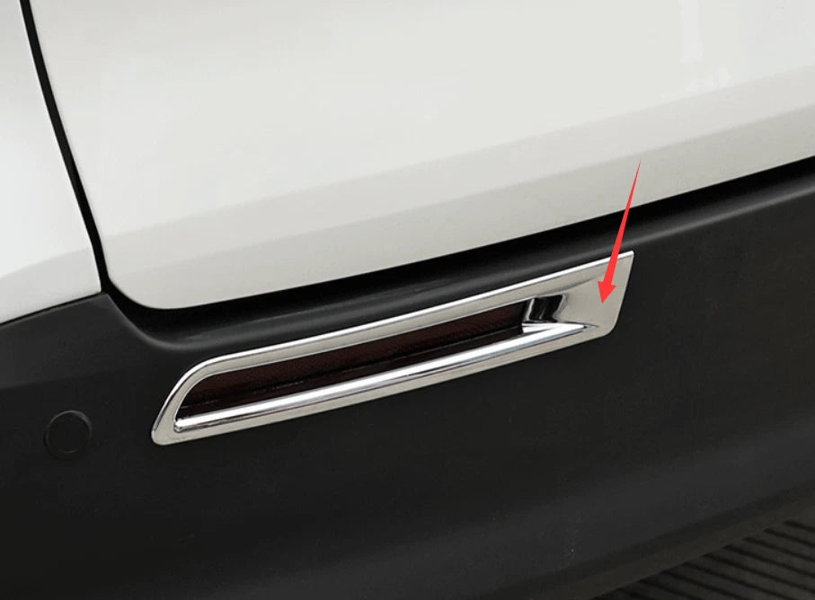 ABS Chrome Fog Light Lamp Frame Rear Cover Trim for Toyota Sienna (2021-2023)