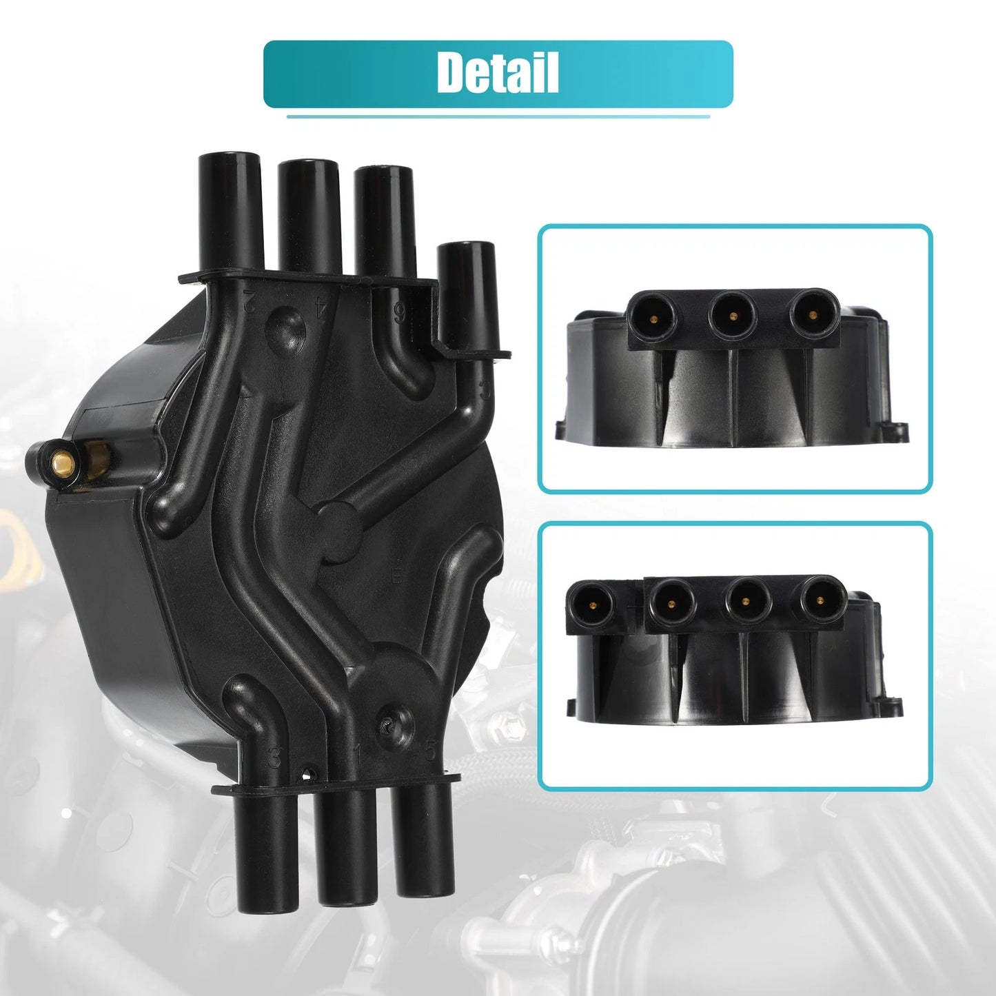 Car Ignition Distributor Cap and Rotor Kit for Chevrolet