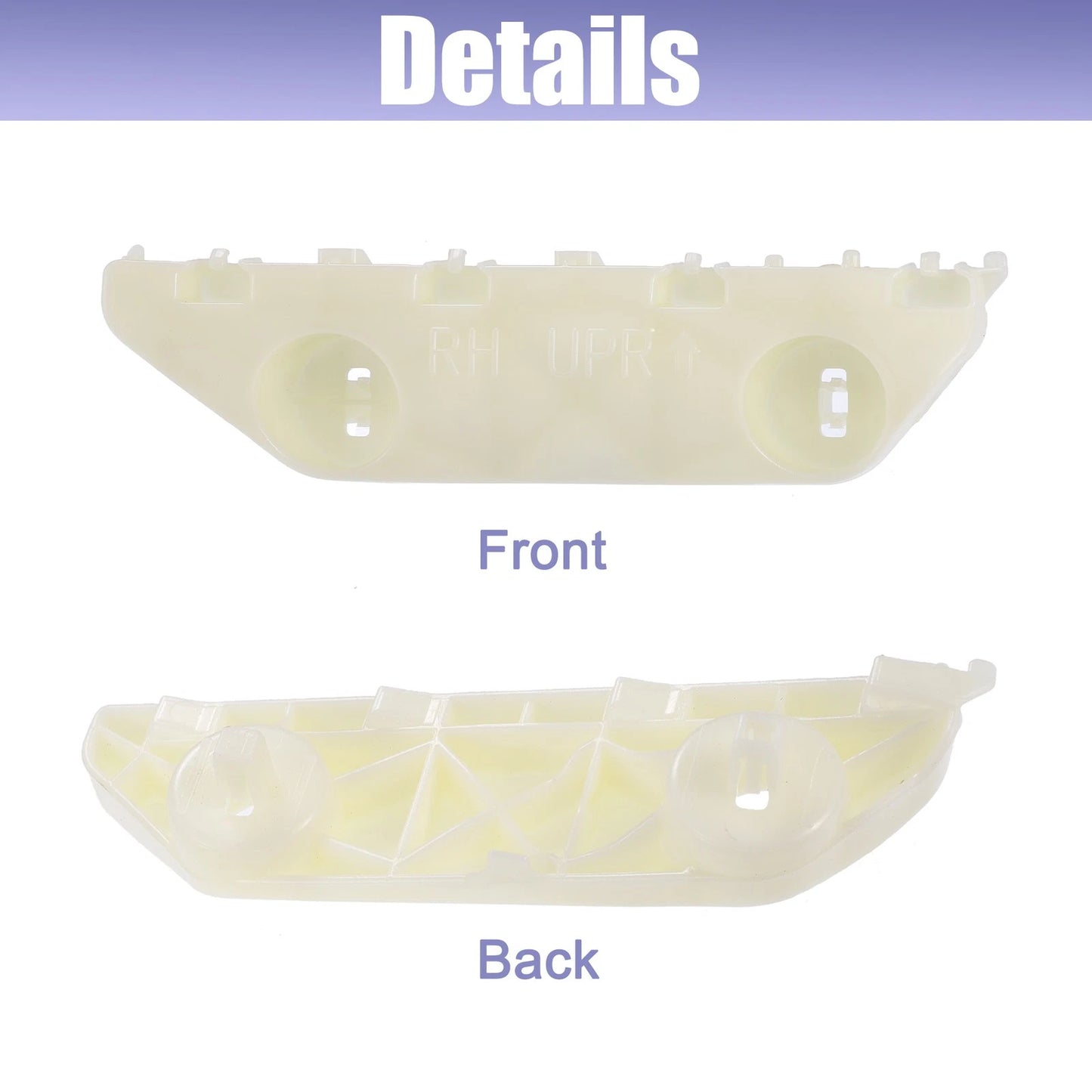 Left Right Side Front Bumper Mounting Support Brackets for Nissan Versa (2007-2012)