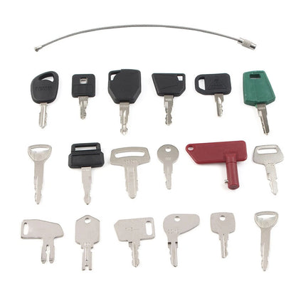 Ignition Key Set for John Deere & Kubota Heavy Equipment Construction