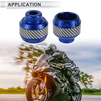 2 x Slider Frame 14mm Aluminum Alloy Carbon Fiber for Motorcycle