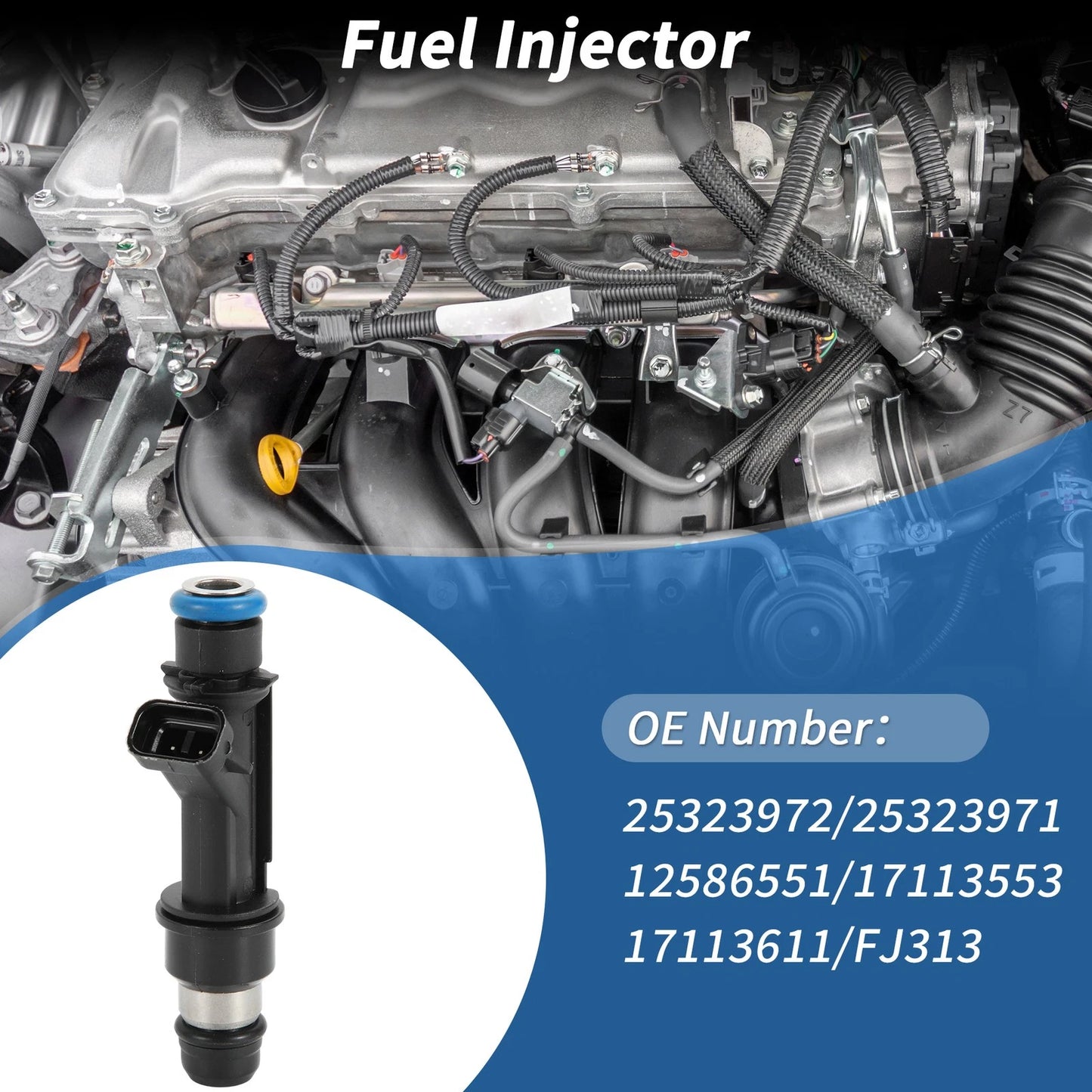 1 Pc Fuel Injector for Buick LeSabre (2001–2005)