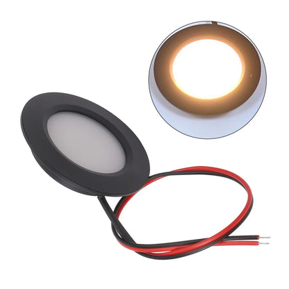 LED Recessed Ceiling Lights 12V 3W Warm White for Boat/RV Lighting