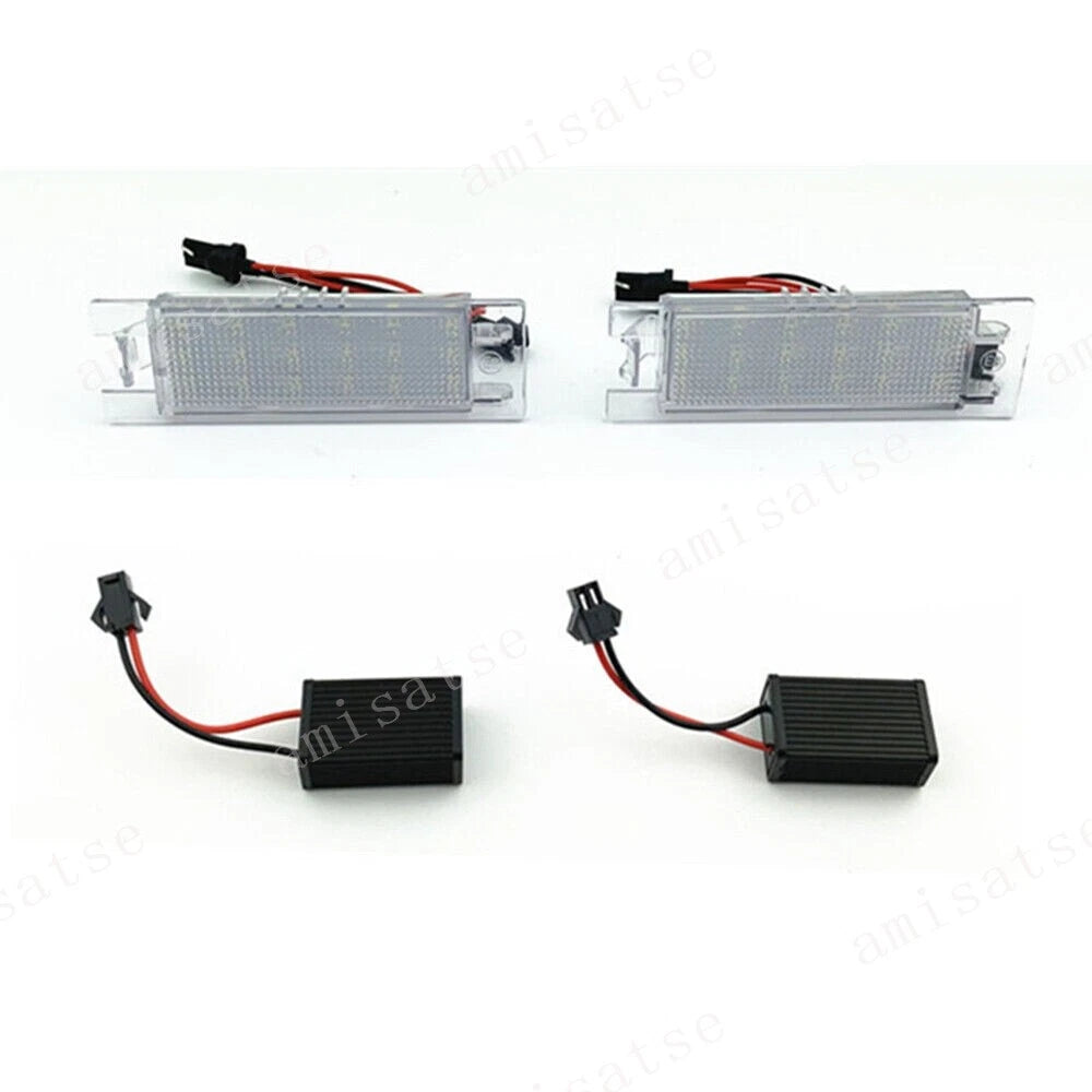 2 x CANBUS LED License Plate Lights for Opel Zafira B, Astra H, Corsa D (2005-2015)