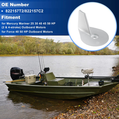 Trim Tab Anode / 25-50 HP / Outboard Motors for Mercury Mariner Force