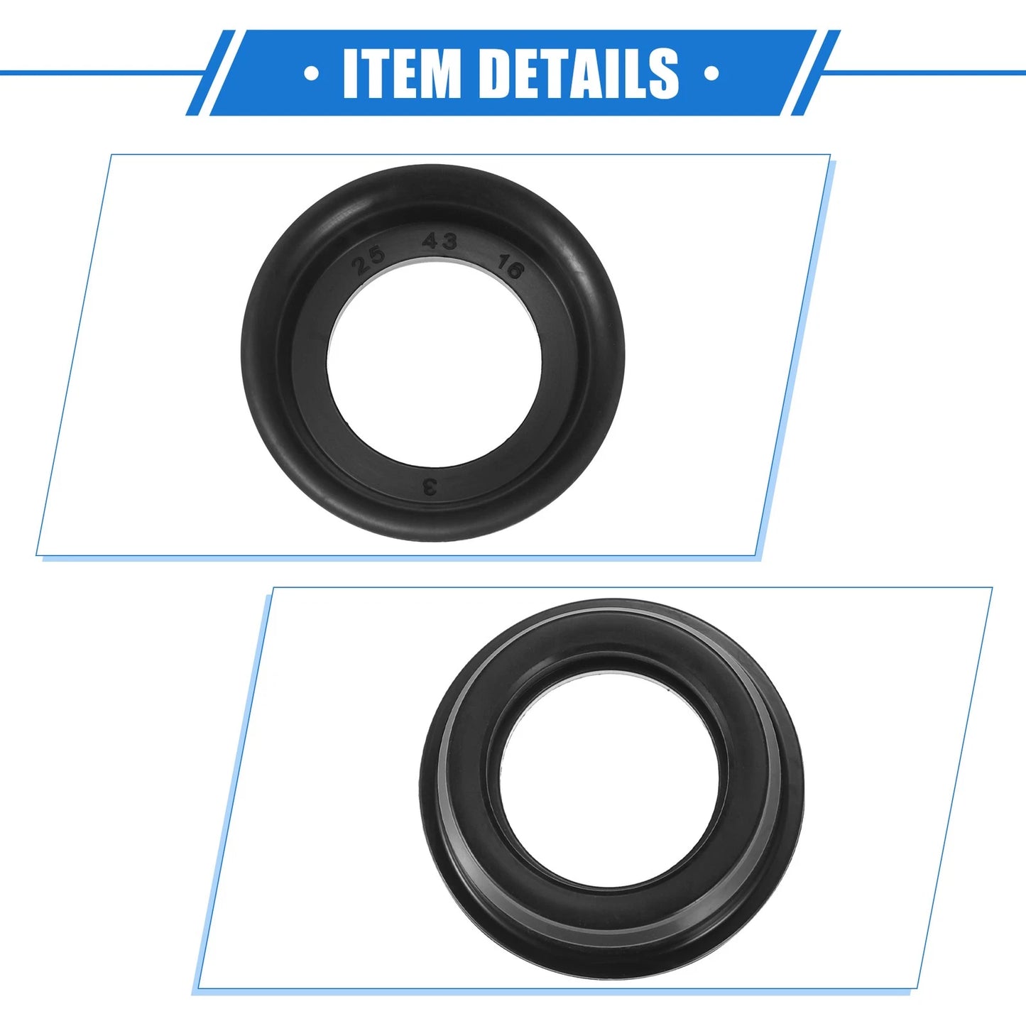 4 Pcs Crankshaft Oil Seal for Mitsubishi Eclipse (1995-1999)