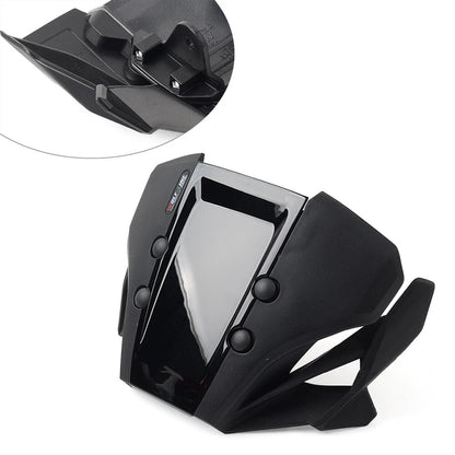 Black Motorcycle Front Windshield Visor for Honda CB650R (2019-2023)