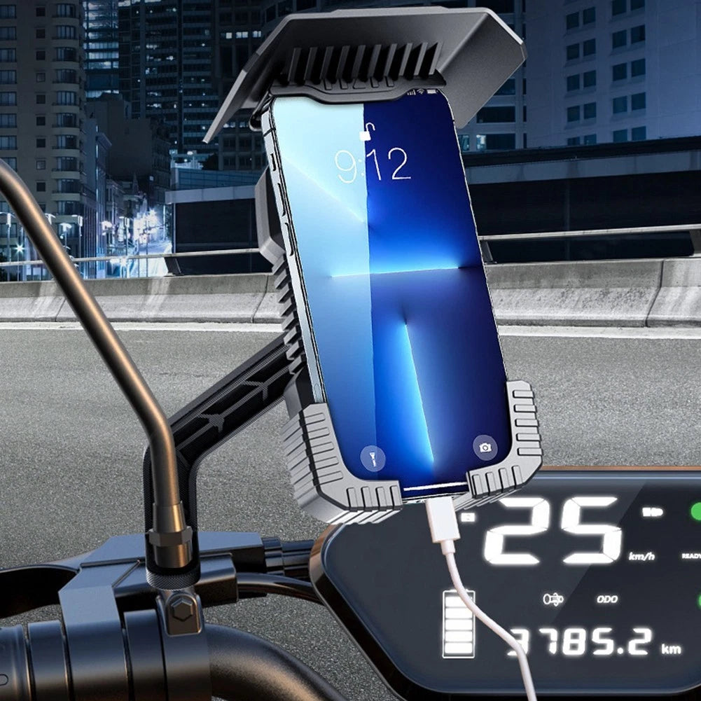 Handlebar Phone Holder Navigation Bracket for Motorcycle Scooters
