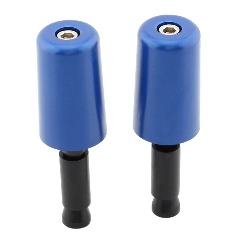 2 x Universal Motorcycle 50.8mm Handlebar Hand Grips & End Caps for Various Models